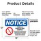 Signmission Tobacco Free Campus OSHA Notice Sign, Plastic, 18in W x 12in L, 2PK OS-2PACK-NS-P-1218-L-16735 - alternate 2